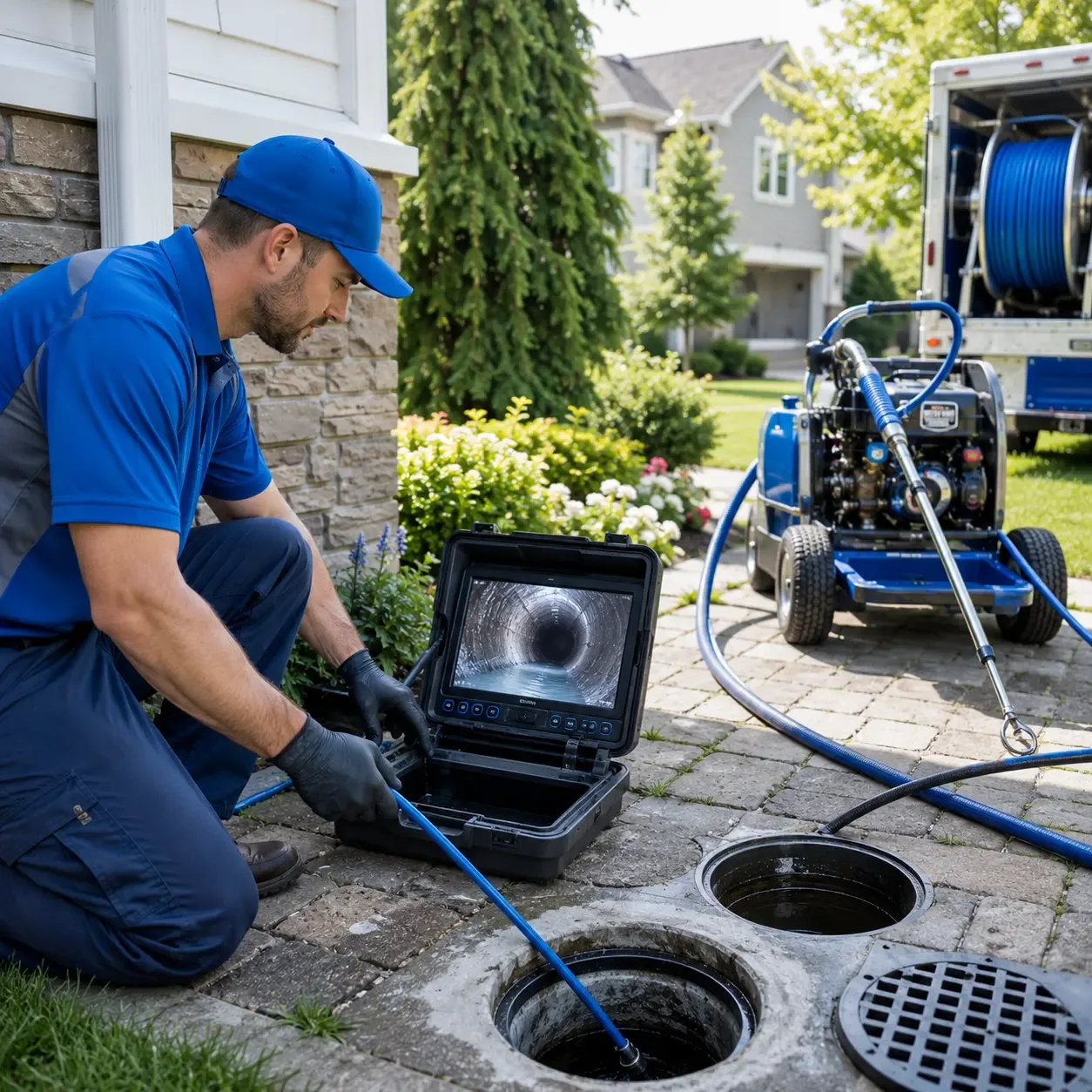 Outdoor drain cleaning professionals serving Baldwin, MI